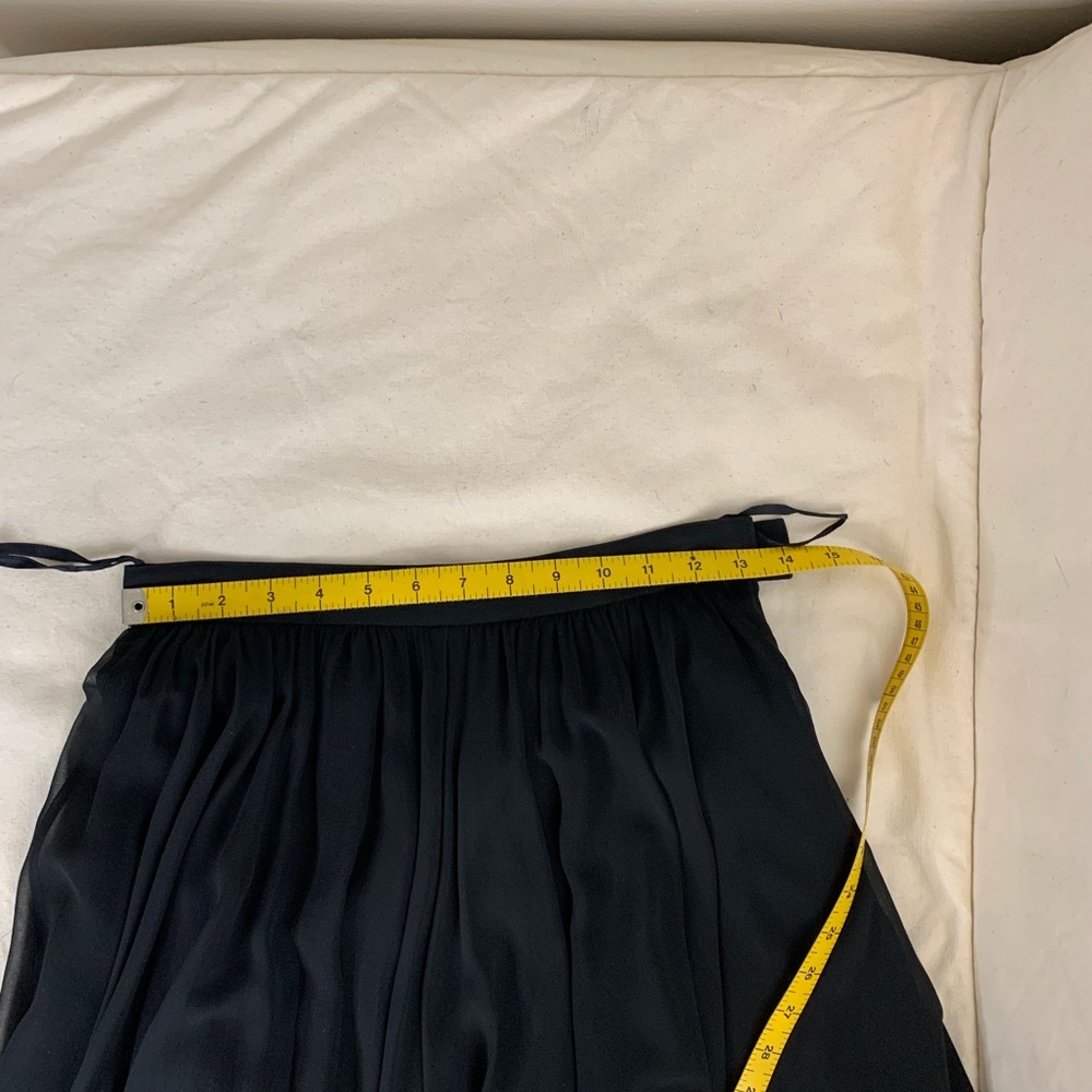 Oleg Cassini Silk Tiered Skirt - Picture 5 of 6